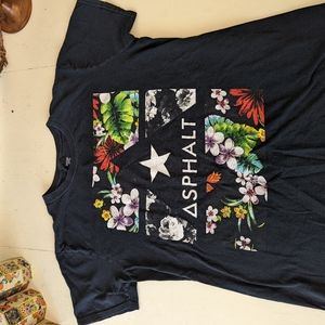 Asphalt Floral T-shirt Sz.L